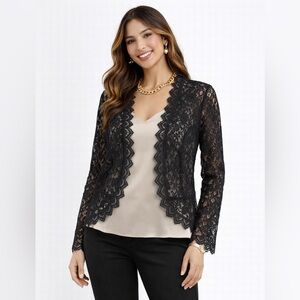 Jones New York Black Lace Dress